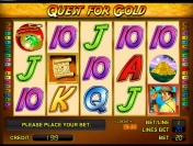 Как играть в автомат Quest for Gold