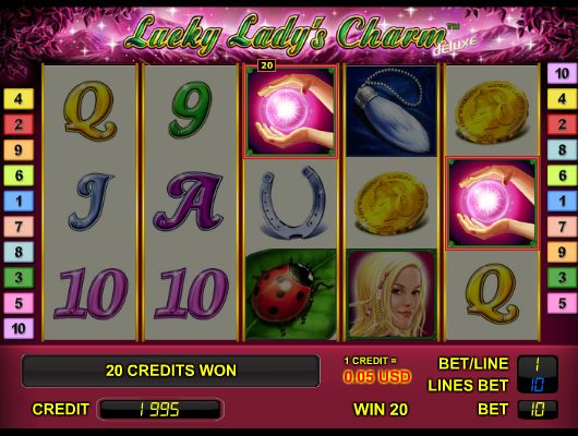Игровой Автомат Lucky Lady\u0027s Charm Deluxe Novomatic