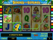 Бонусы игрового автомата Bananas go Bahamas