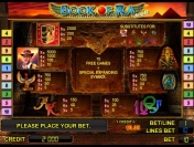 Игровые символы видеослота Book of Ra Deluxe