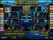 Игровые символы видеослота Lord of the Ocean
